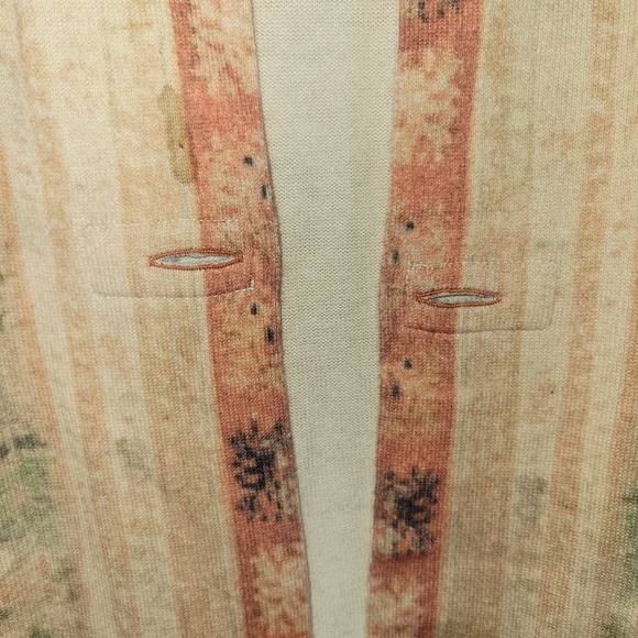 Soft Surroundings Label Noir Orange Long Cardigan - Picture 5 of 12